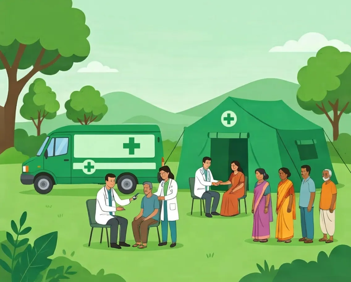 Arogya Radham mobile medical unit